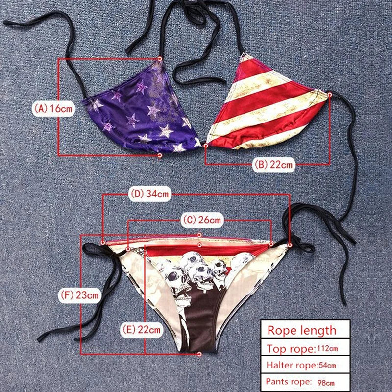 Skull Print Bikini Set – Bold Beach Swimwear for Women 2026