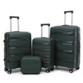 4-Piece Travel Luggage Set with Locks & Spinner Wheels