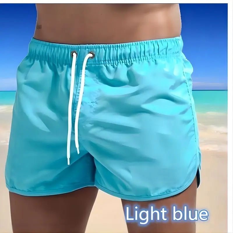 Men's Casual Ice Silk Beach Shorts
