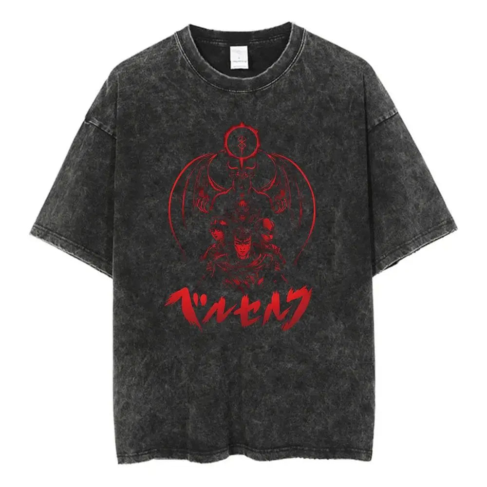 Men's Vintage Anime Graphic Tee
