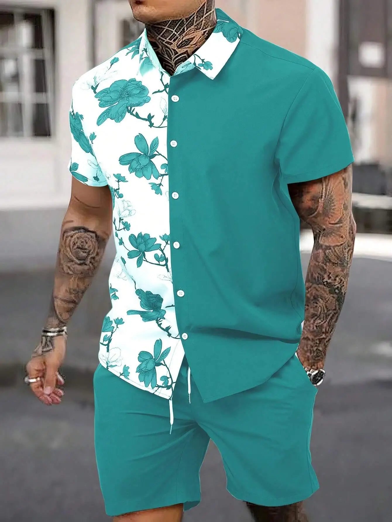 Men's 3D Print Hawaiian Shirt