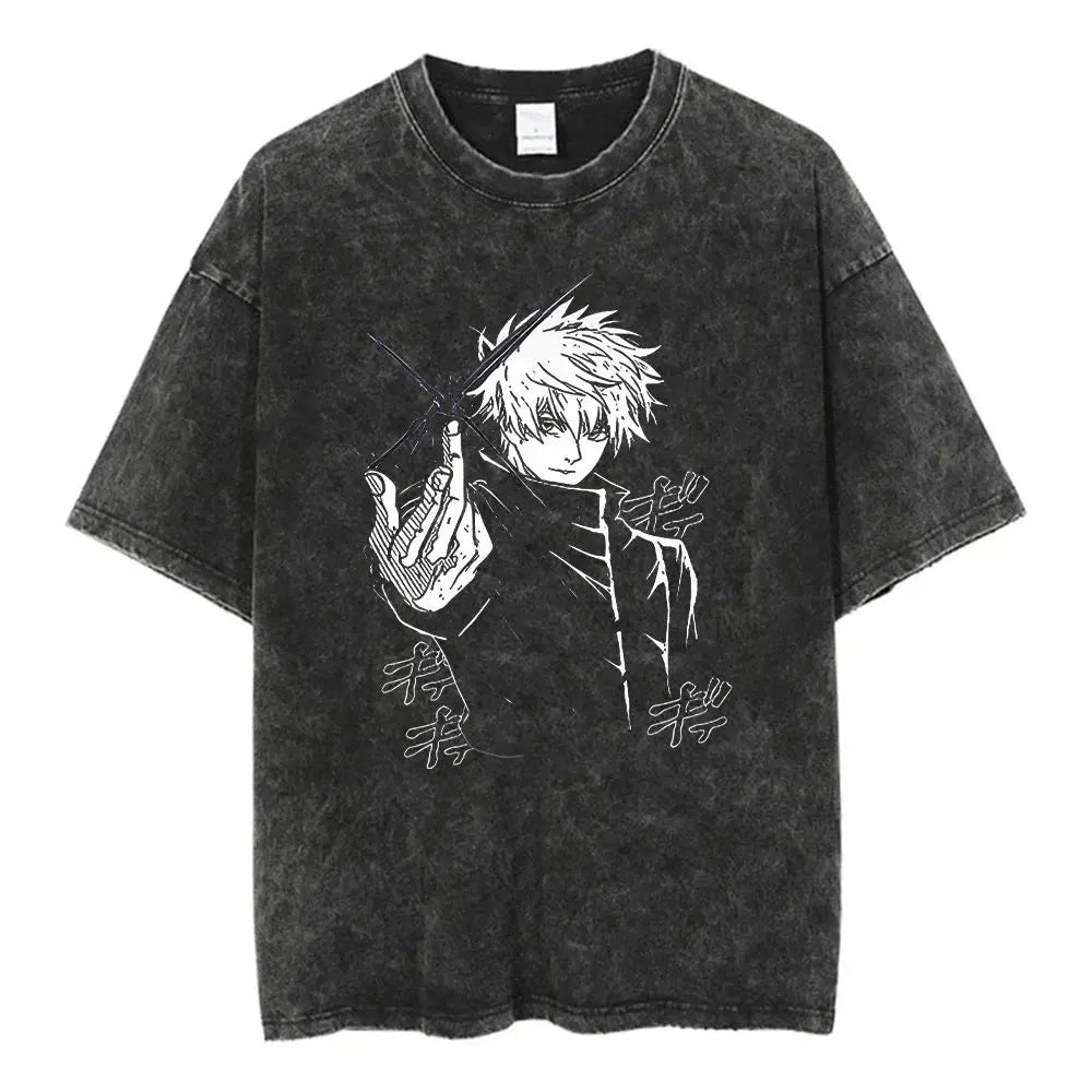 Men's Vintage Anime Graphic Tee
