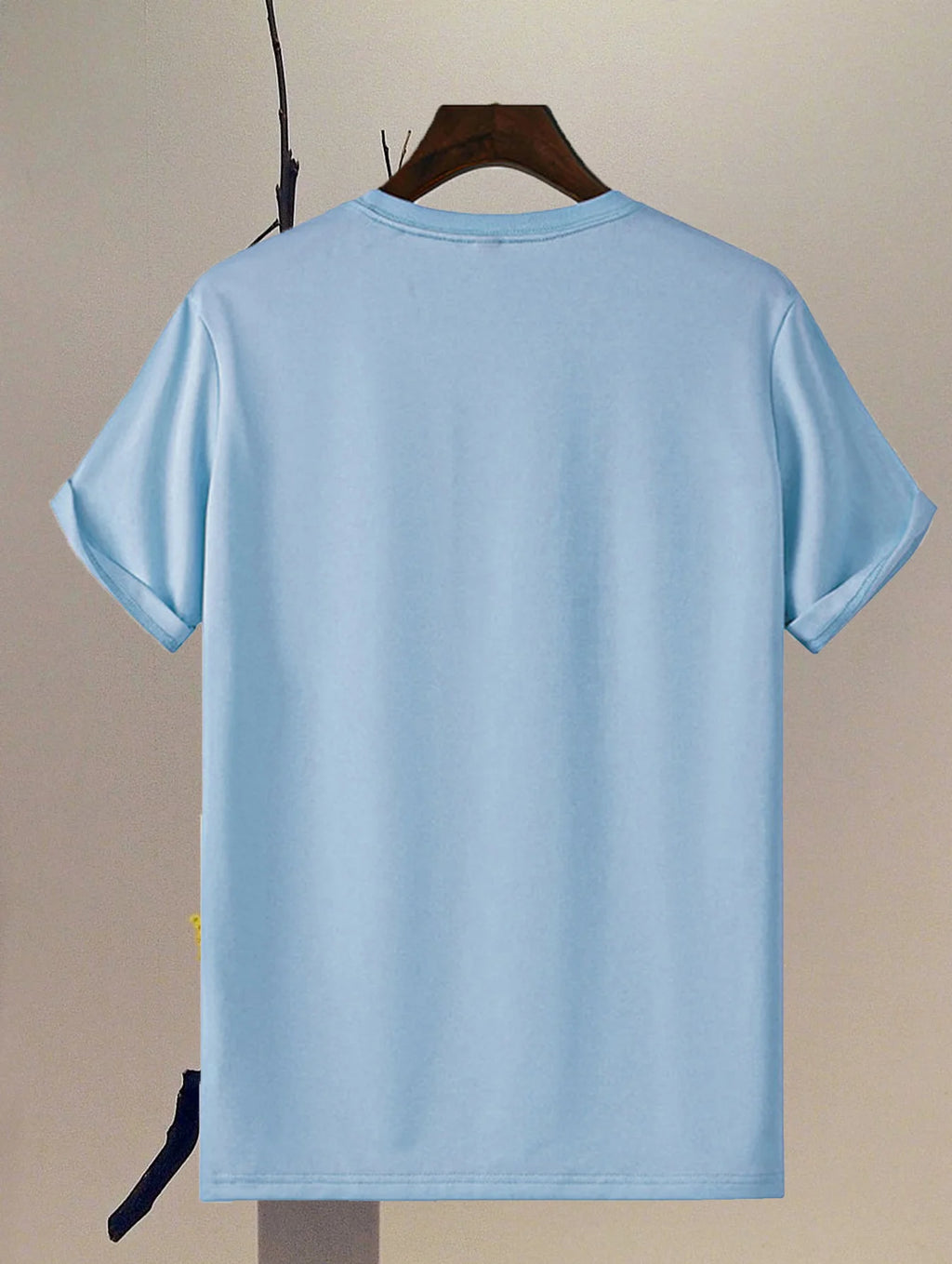 Men's Minimalist Round Neck T-Shirt