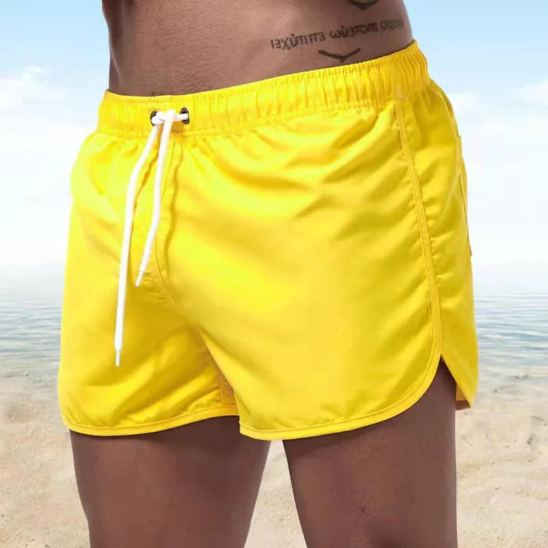 Men's Casual Ice Silk Beach Shorts