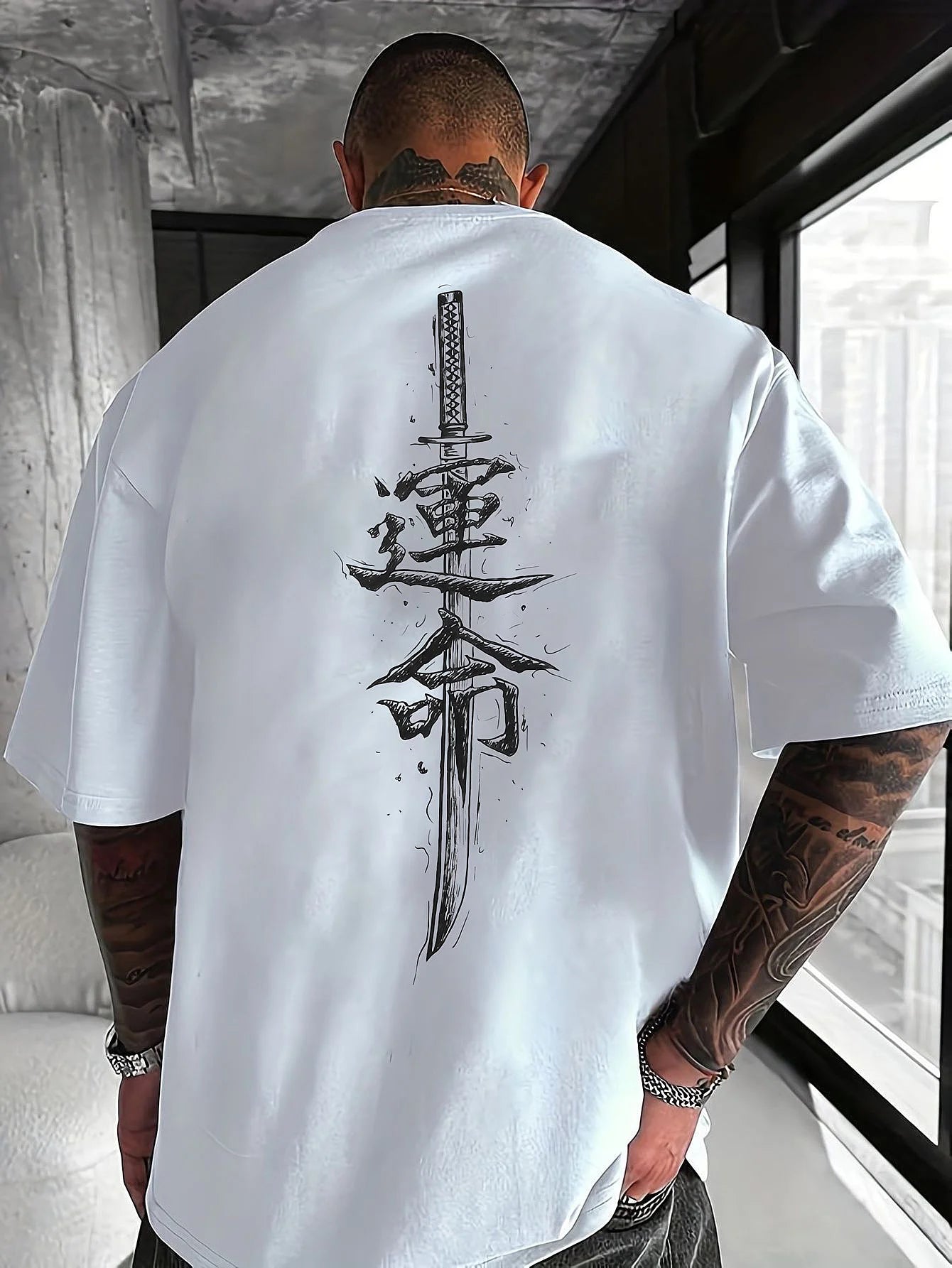 Men's Samurai Graphic T-Shirt