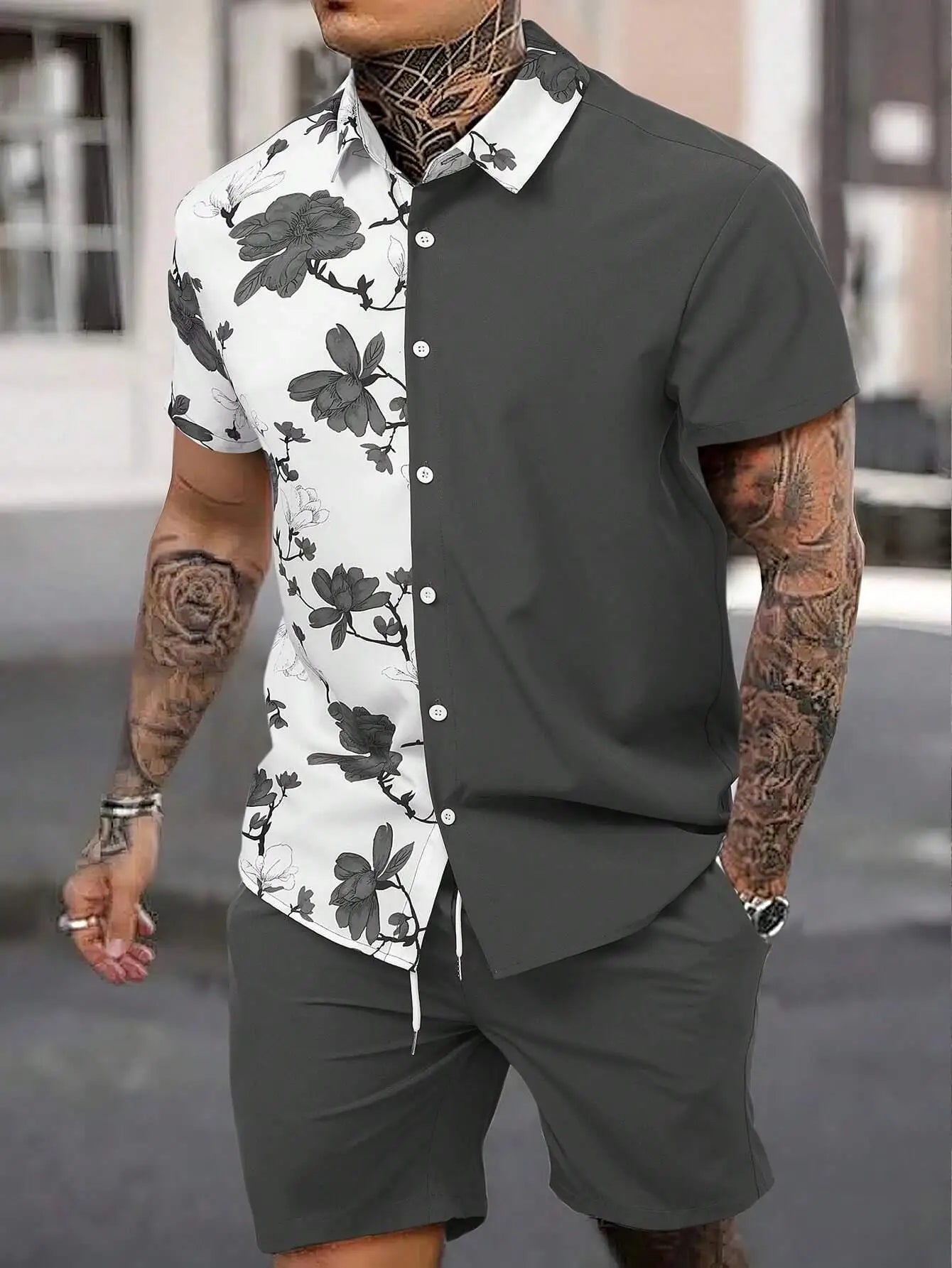 Men's 3D Print Hawaiian Shirt
